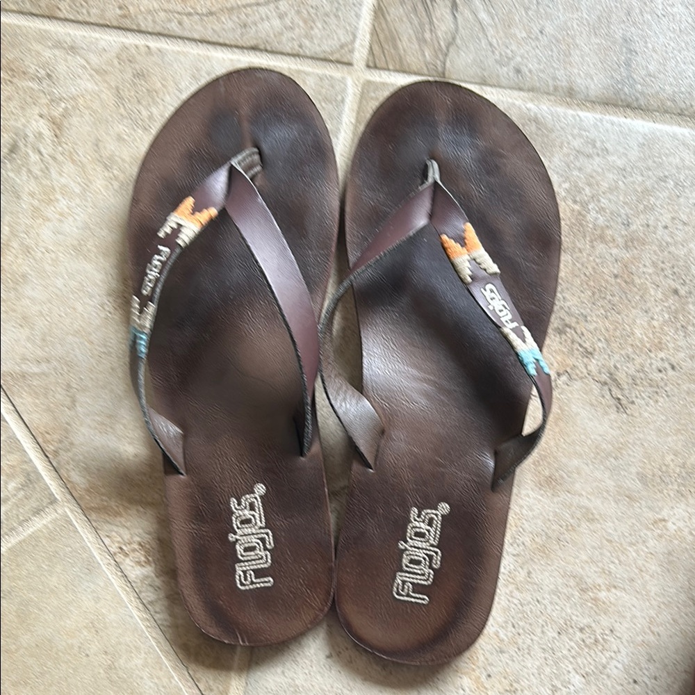 Fugios Brown Sandals